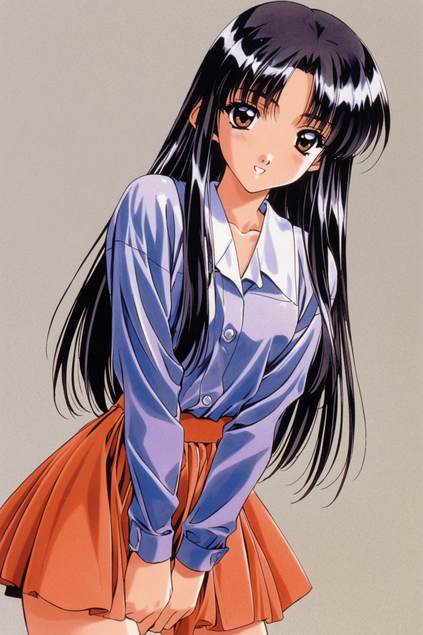 30580-1327002510-Wakana Ayasaki,1girl,solo,long hair,black hair,1990s _(style_),simple background,retro artstyle,white background,long sleeves,br.png